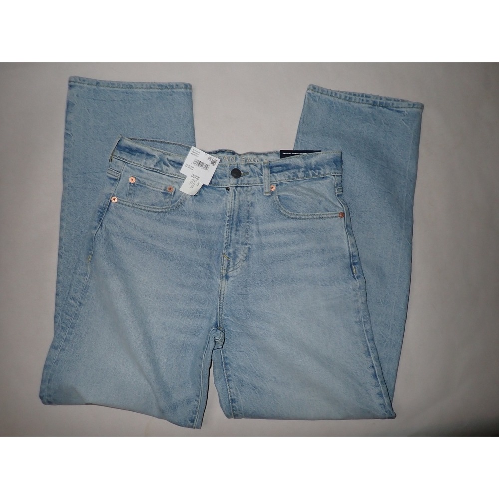 American Eagle Men's Athletic Straight Easyflex Jeans Medium Vintage 30x34 New - Picture 6 of 7